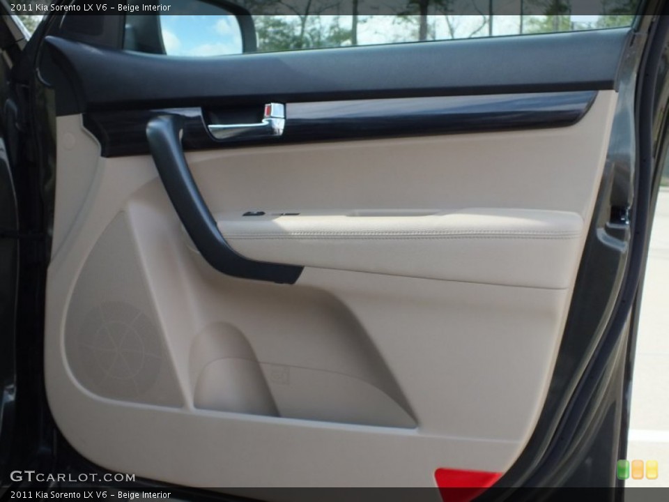 Beige Interior Door Panel for the 2011 Kia Sorento LX V6 #61121699