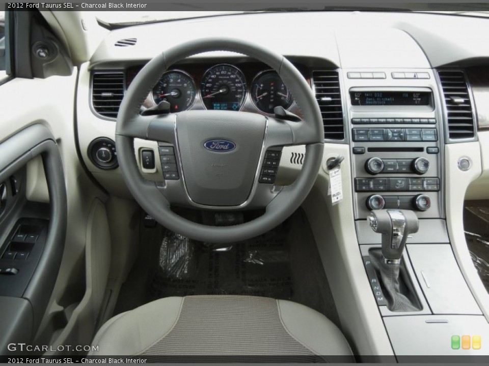 Charcoal Black Interior Dashboard for the 2012 Ford Taurus SEL #61122014