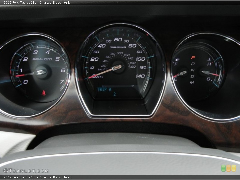 Charcoal Black Interior Gauges for the 2012 Ford Taurus SEL #61122023