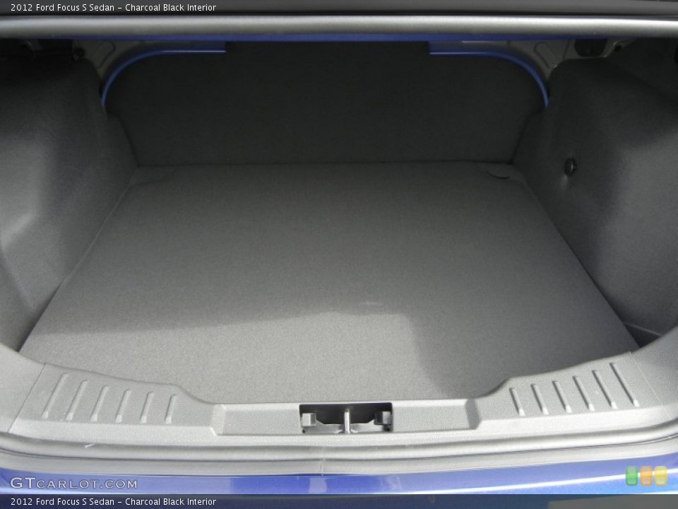 Charcoal Black Interior Trunk for the 2012 Ford Focus S Sedan #61122395