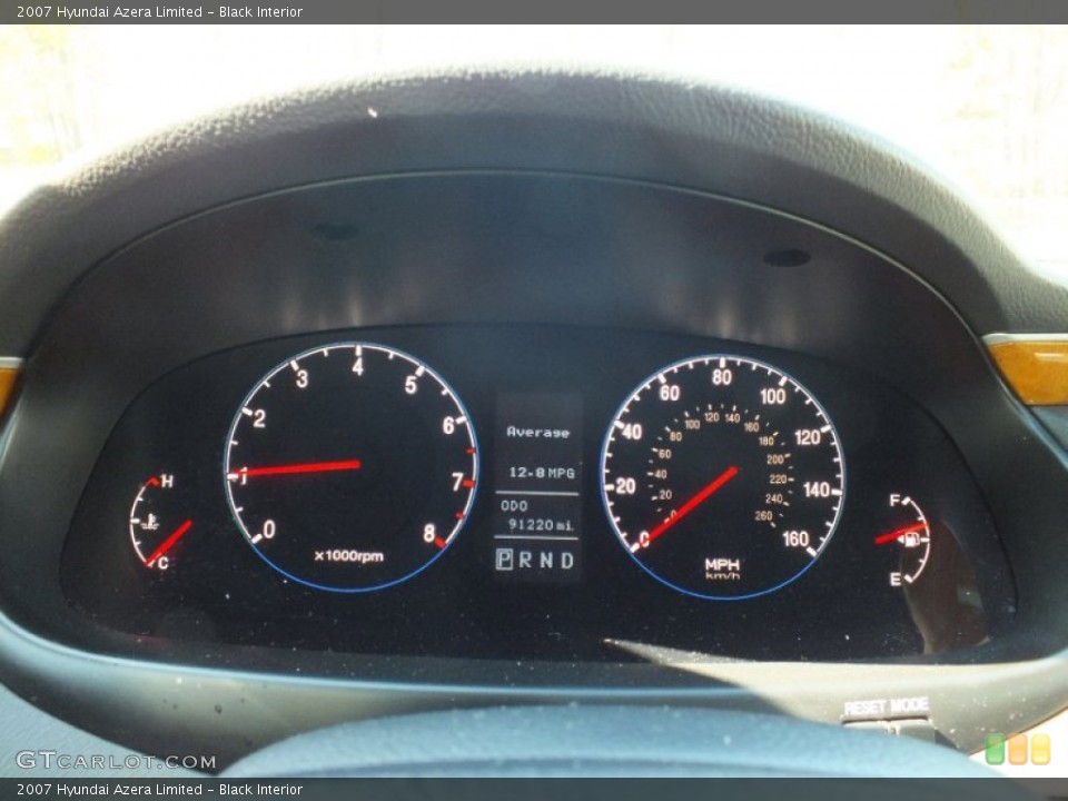 Black Interior Gauges for the 2007 Hyundai Azera Limited #61126016