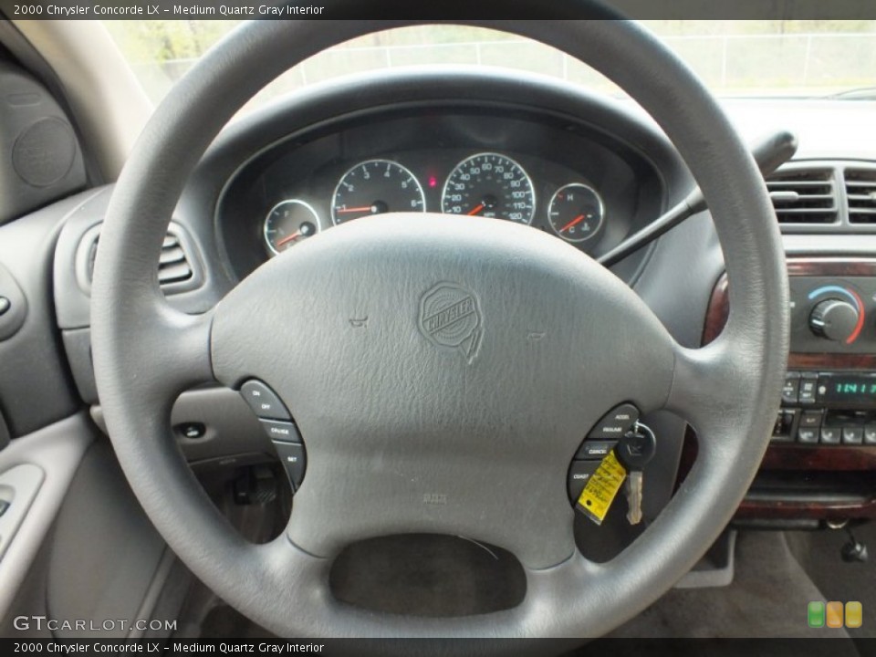 Medium Quartz Gray Interior Steering Wheel for the 2000 Chrysler Concorde LX #61126490