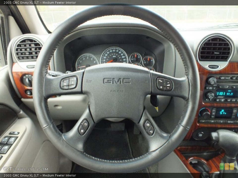Medium Pewter Interior Steering Wheel for the 2003 GMC Envoy XL SLT #61127099