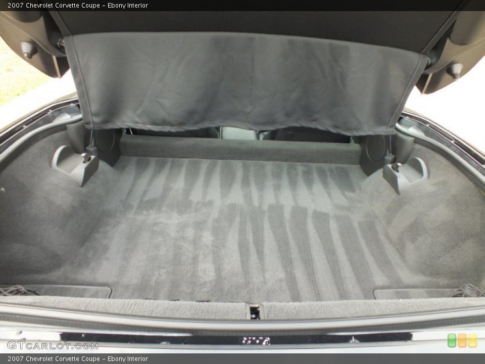 Ebony Interior Trunk for the 2007 Chevrolet Corvette Coupe #61128740