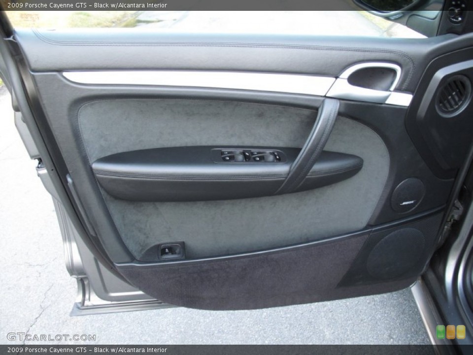 Black w/Alcantara Interior Door Panel for the 2009 Porsche Cayenne GTS #61129376
