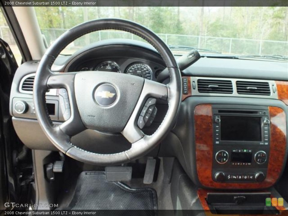 Ebony Interior Dashboard for the 2008 Chevrolet Suburban 1500 LTZ #61131167