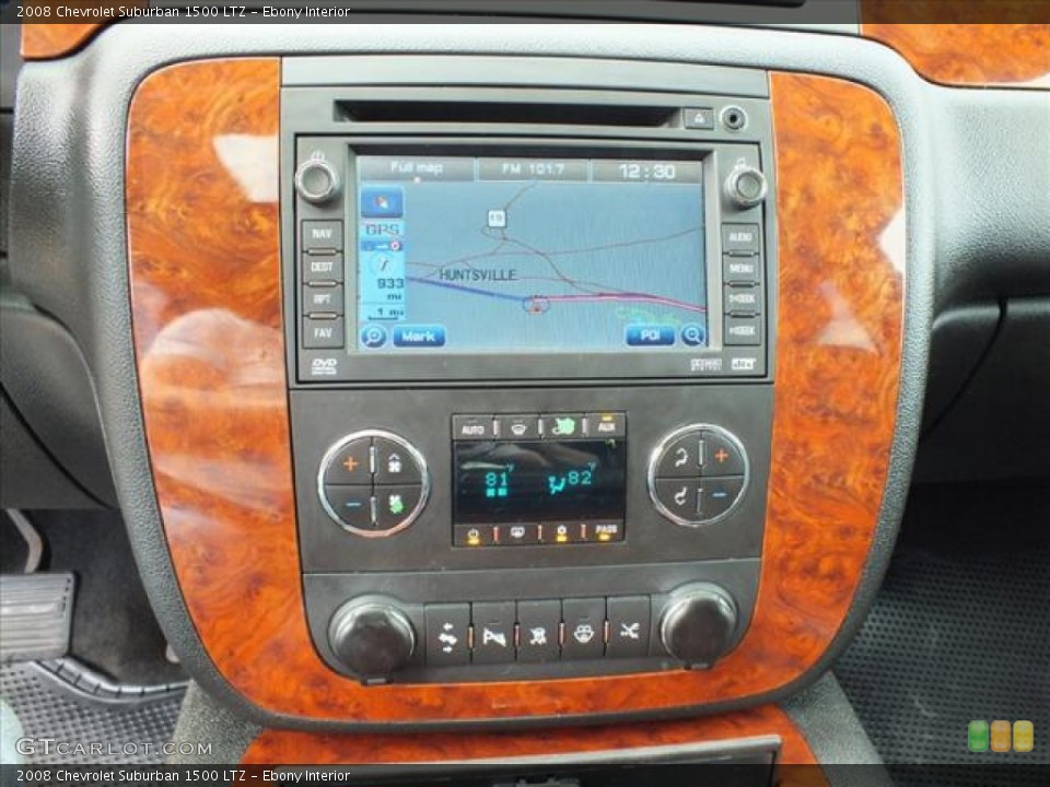 Ebony Interior Controls for the 2008 Chevrolet Suburban 1500 LTZ #61131176