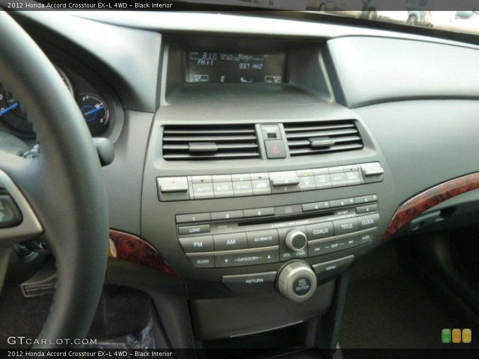 Black Interior Controls for the 2012 Honda Accord Crosstour EX-L 4WD #61131500