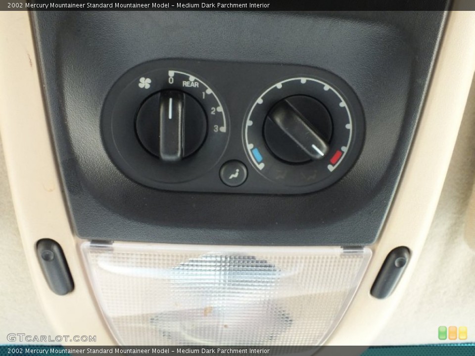 Medium Dark Parchment Interior Controls for the 2002 Mercury Mountaineer  #61135451