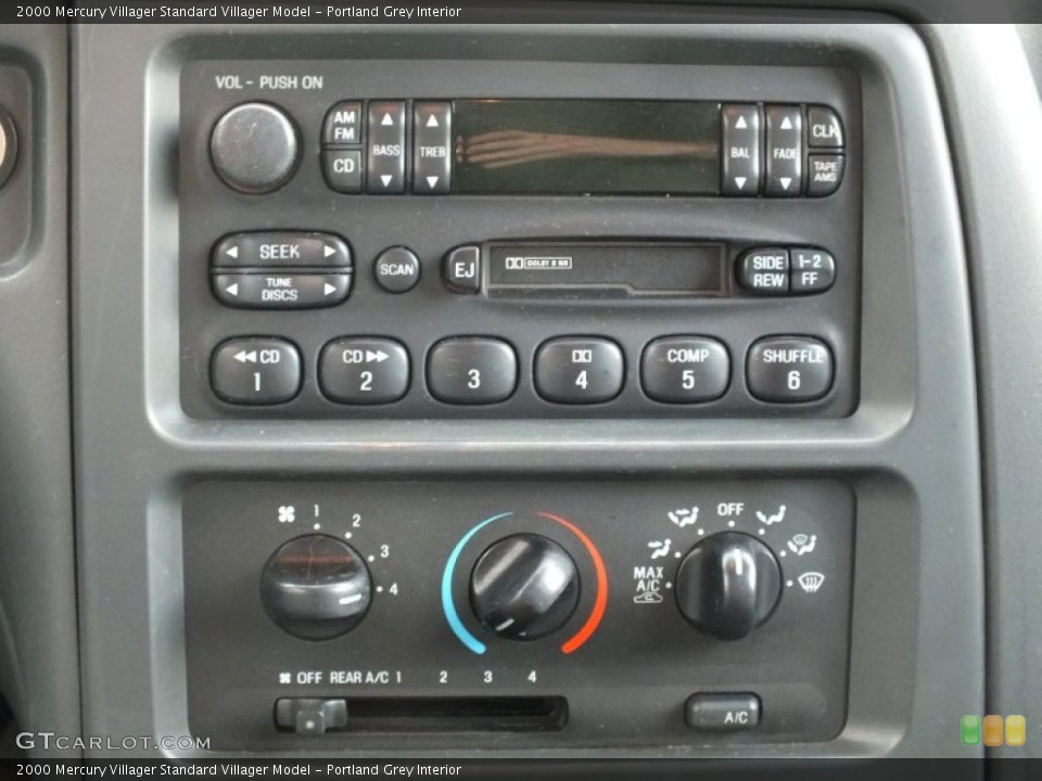 Portland Grey Interior Controls for the 2000 Mercury Villager  #61136091