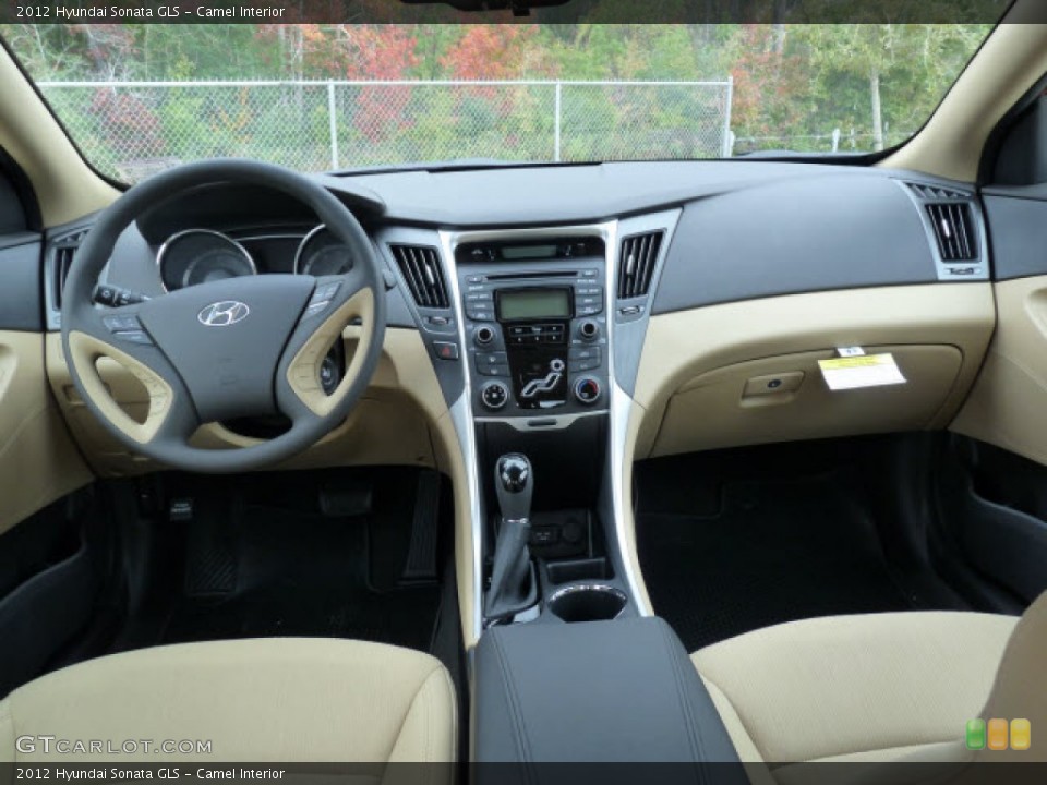 Camel Interior Dashboard for the 2012 Hyundai Sonata GLS #61136755