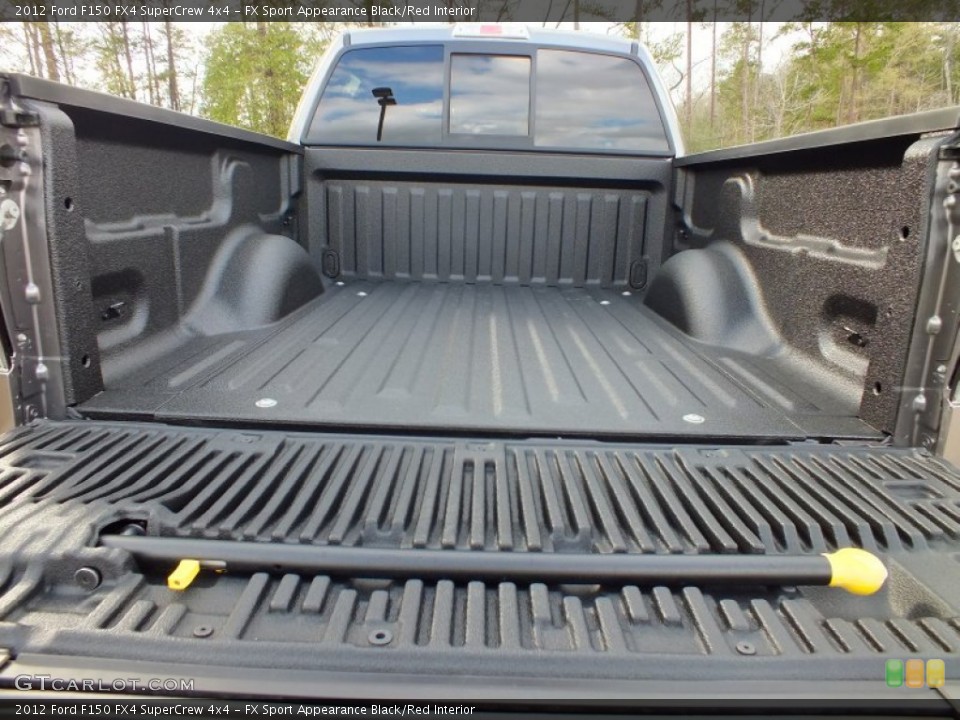 FX Sport Appearance Black/Red Interior Trunk for the 2012 Ford F150 FX4 SuperCrew 4x4 #61136930