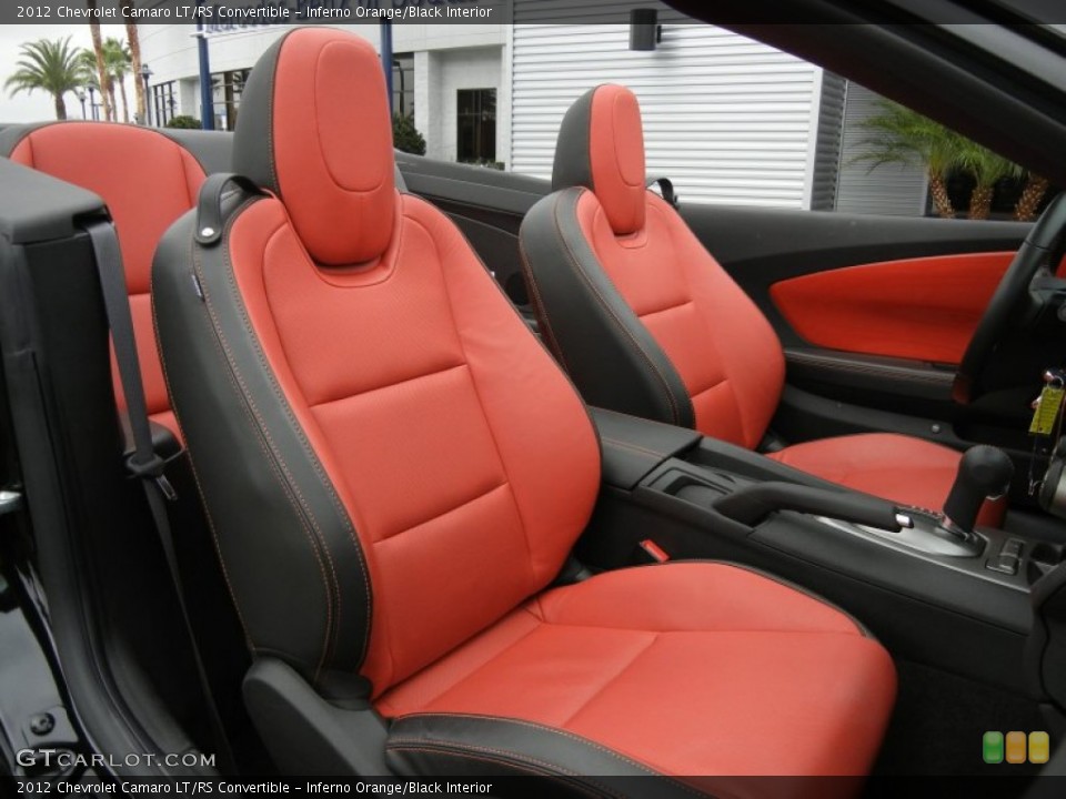 Inferno Orange/Black Interior Photo for the 2012 Chevrolet Camaro LT/RS Convertible #61137164
