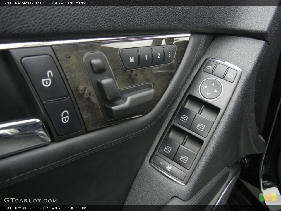 Black Interior Controls for the 2010 Mercedes-Benz C 63 AMG #61137407
