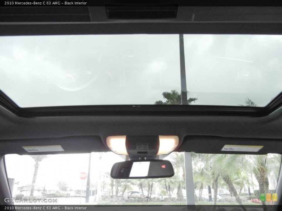 Black Interior Sunroof for the 2010 Mercedes-Benz C 63 AMG #61137446