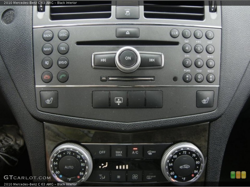 Black Interior Controls for the 2010 Mercedes-Benz C 63 AMG #61137503