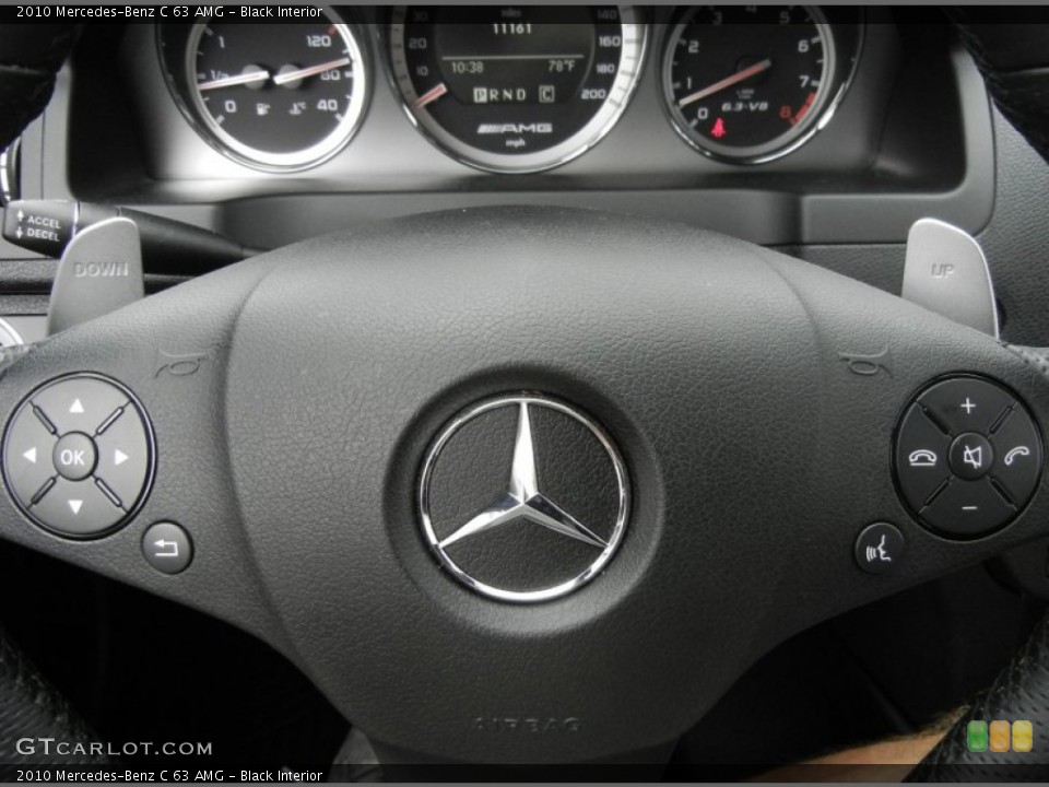 Black Interior Controls for the 2010 Mercedes-Benz C 63 AMG #61137515