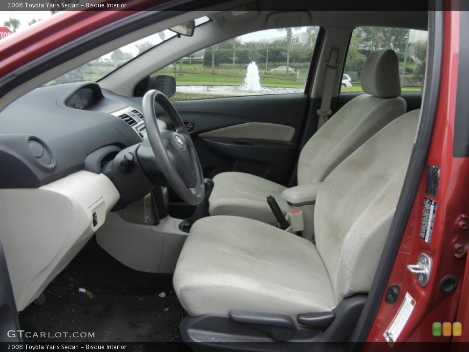 Bisque Interior Photo for the 2008 Toyota Yaris Sedan #61137641