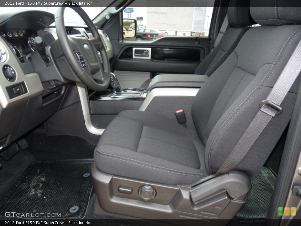 Black Interior Photo for the 2012 Ford F150 FX2 SuperCrew #61137674