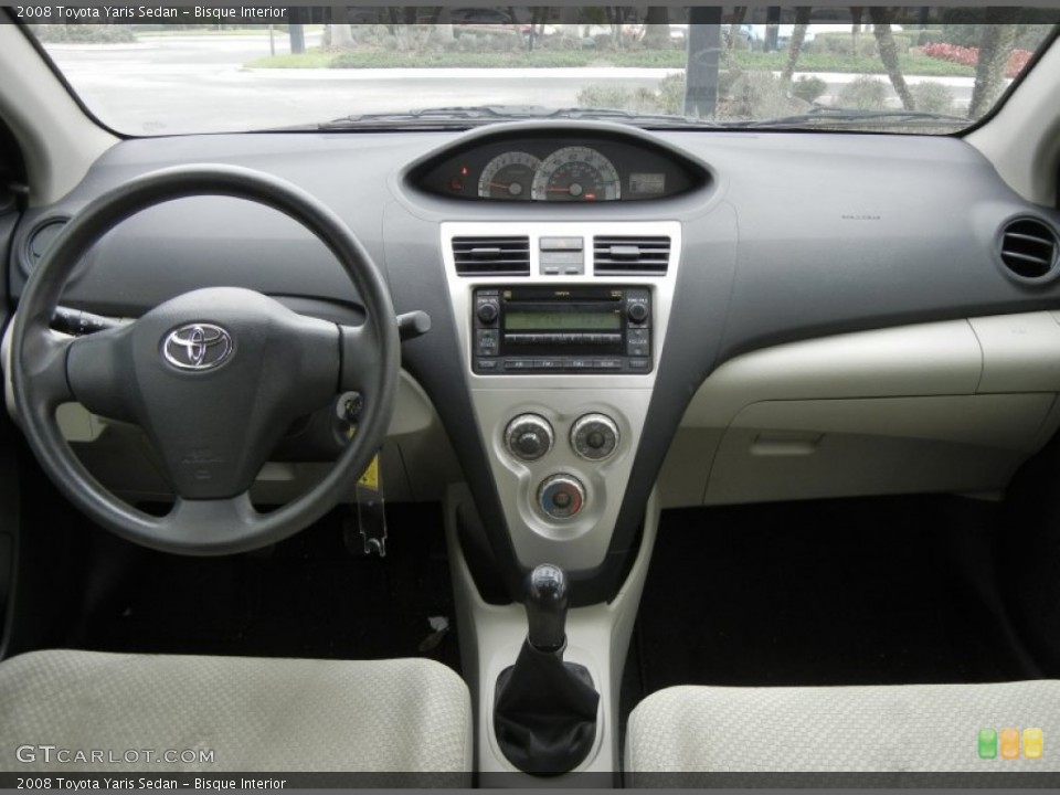 Bisque Interior Dashboard for the 2008 Toyota Yaris Sedan #61137696