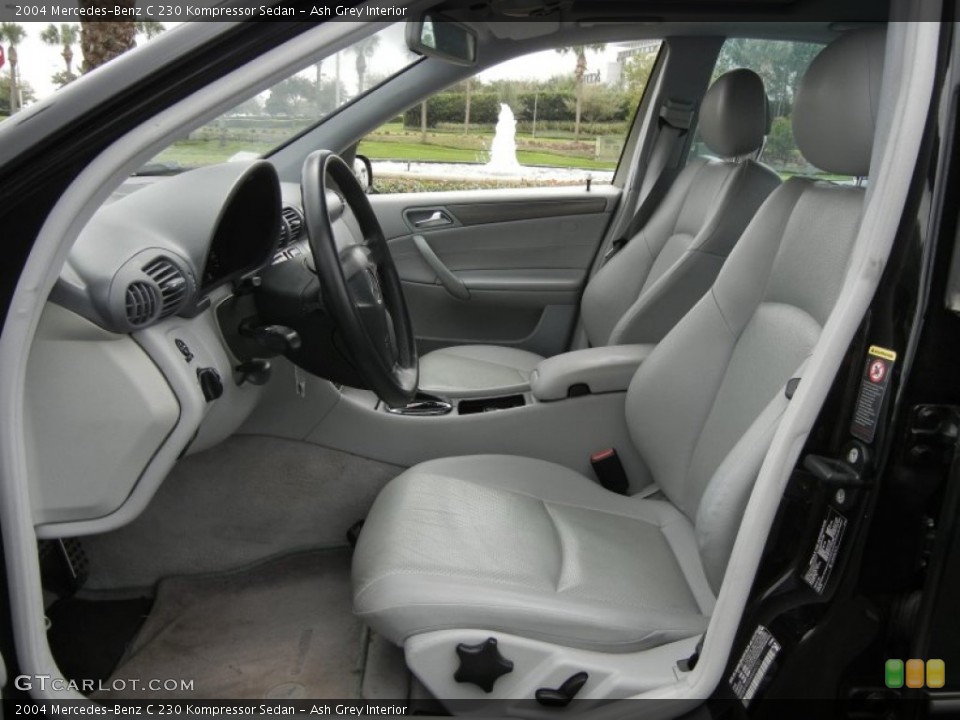 Ash Grey Interior Photo for the 2004 Mercedes-Benz C 230 Kompressor Sedan #61137845