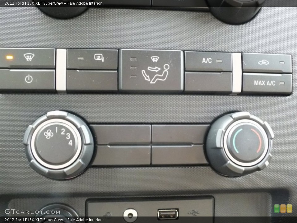 Pale Adobe Interior Controls for the 2012 Ford F150 XLT SuperCrew #61138315