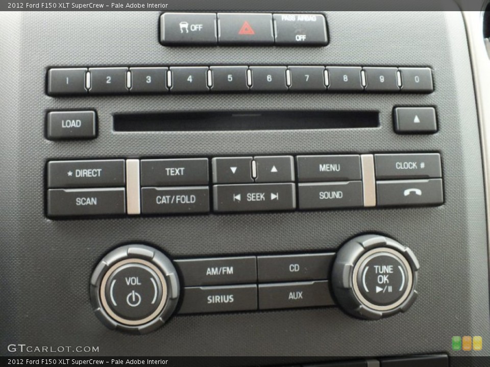 Pale Adobe Interior Controls for the 2012 Ford F150 XLT SuperCrew #61138325