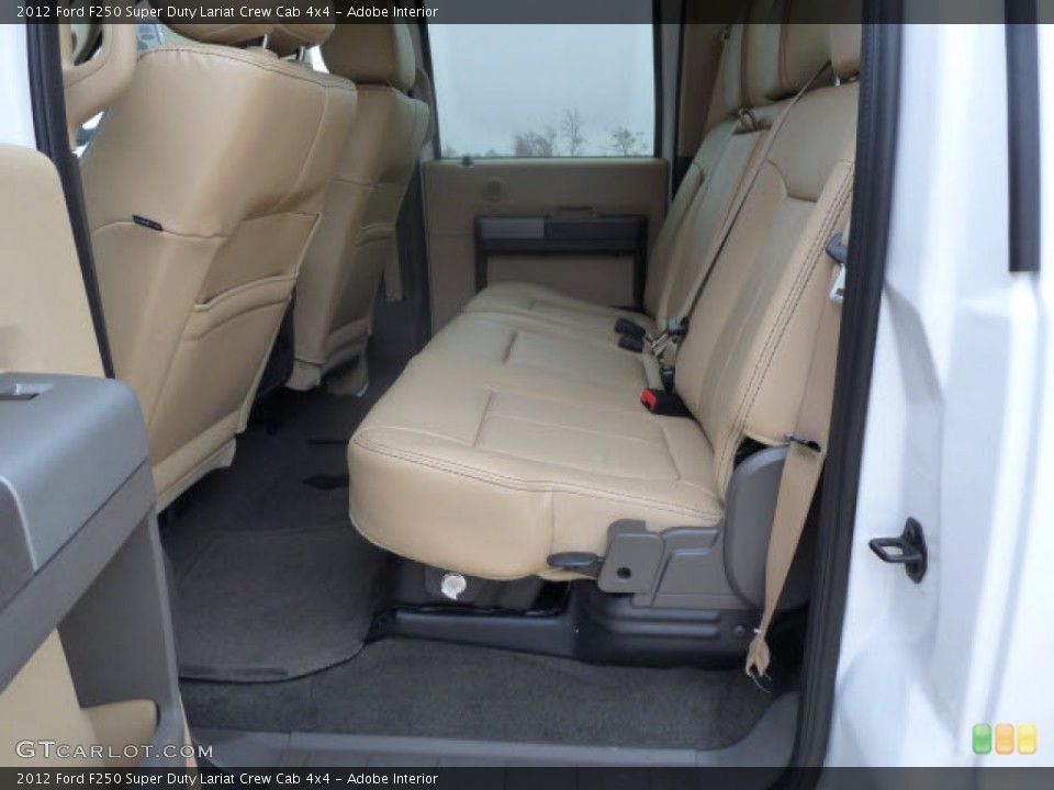 Adobe Interior Rear Seat for the 2012 Ford F250 Super Duty Lariat Crew Cab 4x4 #61139246