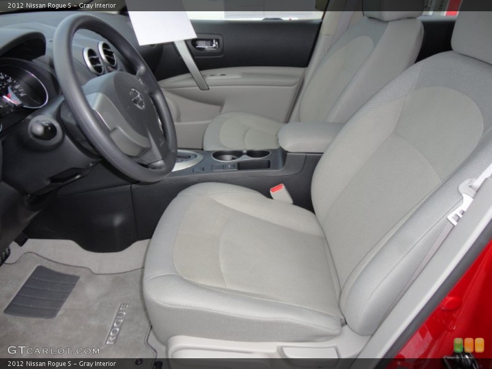 Gray Interior Photo for the 2012 Nissan Rogue S #61140806