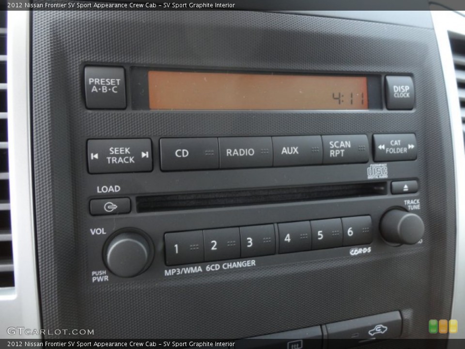 SV Sport Graphite Interior Audio System for the 2012 Nissan Frontier SV Sport Appearance Crew Cab #61142229