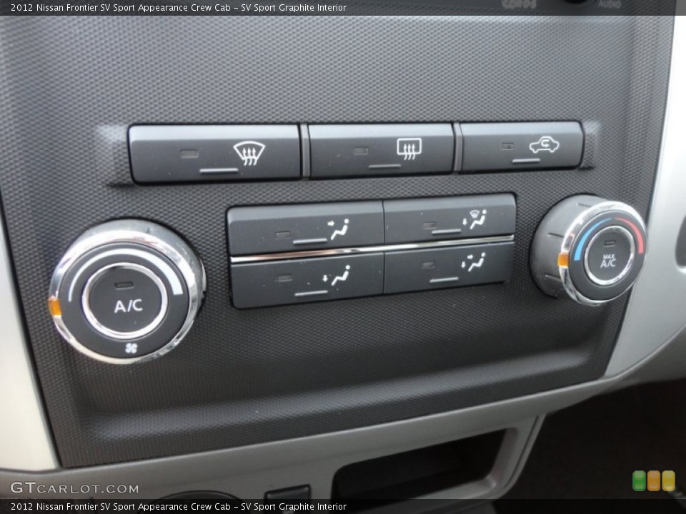 SV Sport Graphite Interior Controls for the 2012 Nissan Frontier SV Sport Appearance Crew Cab #61142240