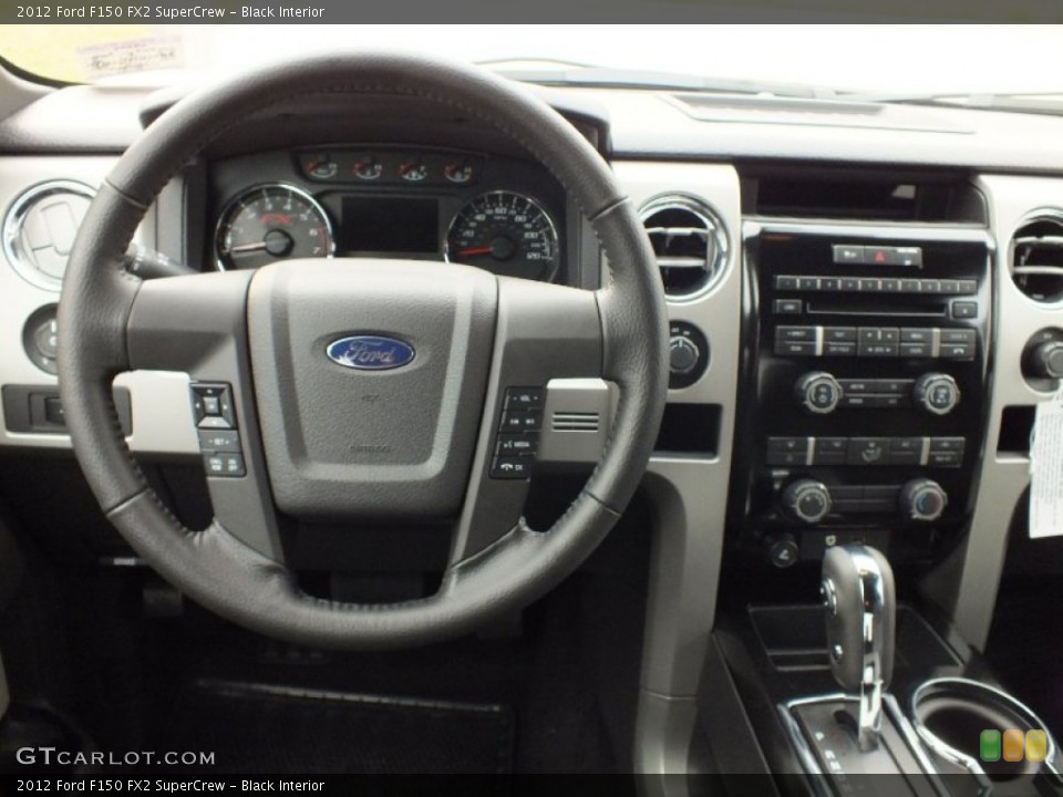 Black Interior Dashboard for the 2012 Ford F150 FX2 SuperCrew #61142354