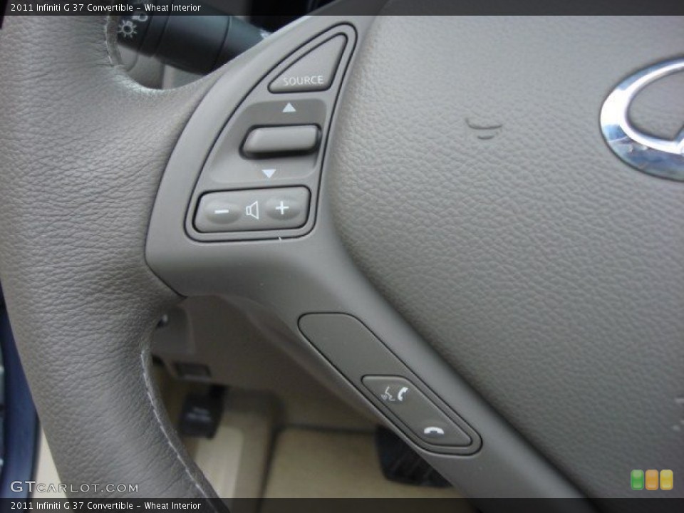 Wheat Interior Controls for the 2011 Infiniti G 37 Convertible #61142696