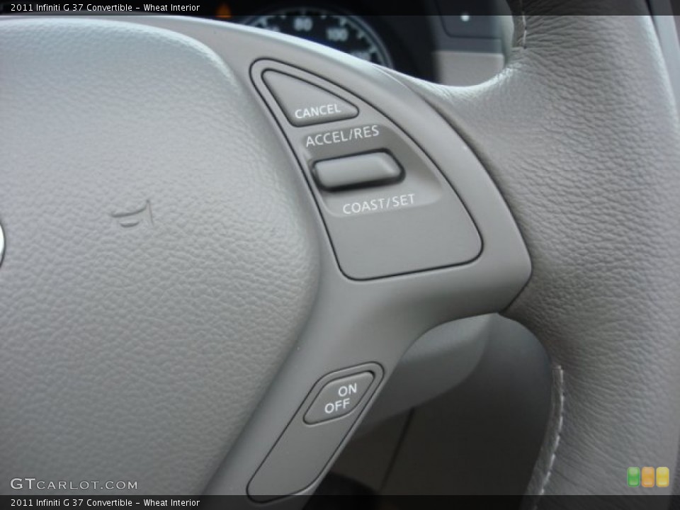 Wheat Interior Controls for the 2011 Infiniti G 37 Convertible #61142702