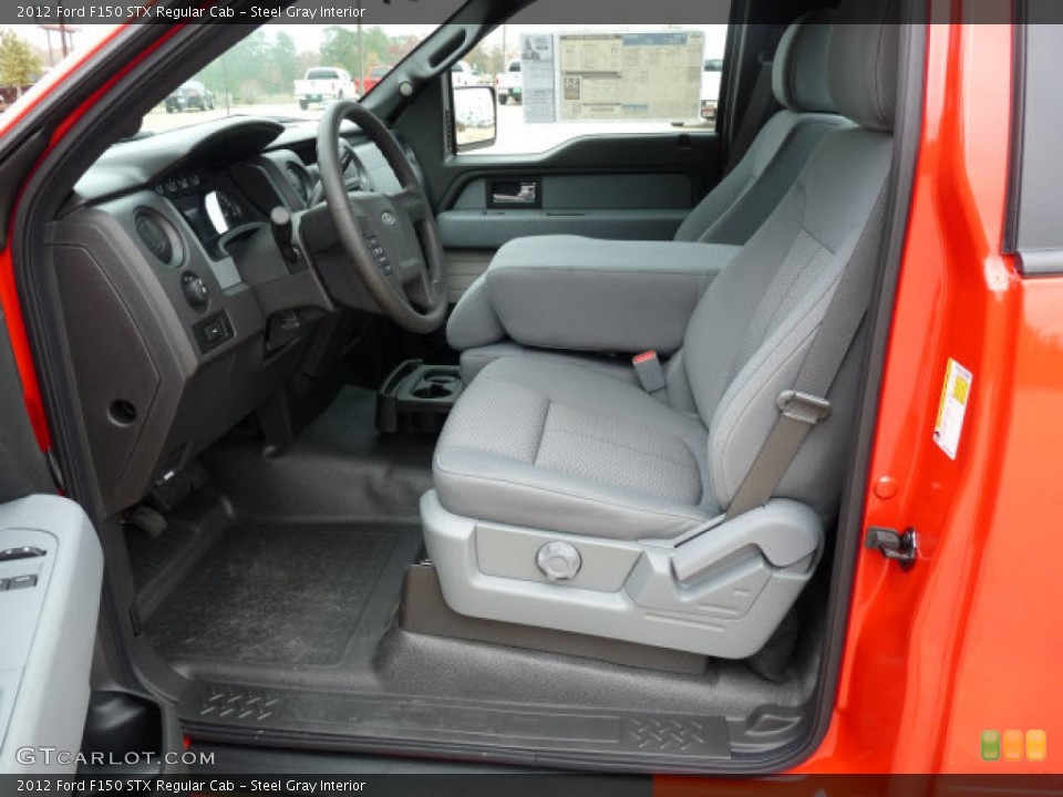 Steel Gray Interior Photo for the 2012 Ford F150 STX Regular Cab #61142822