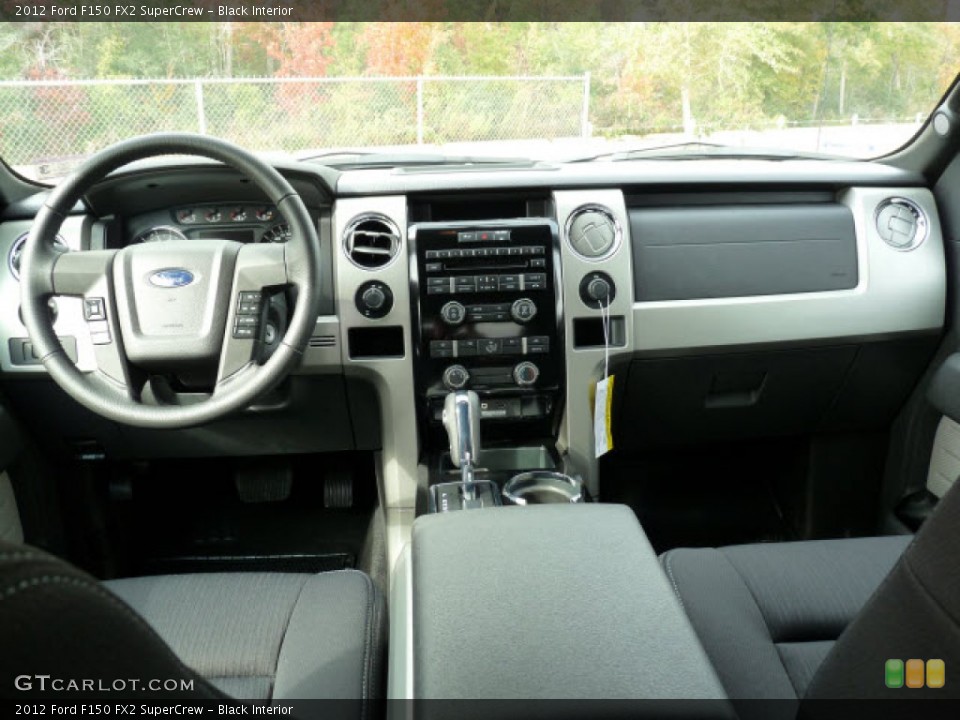 Black Interior Dashboard for the 2012 Ford F150 FX2 SuperCrew #61142897
