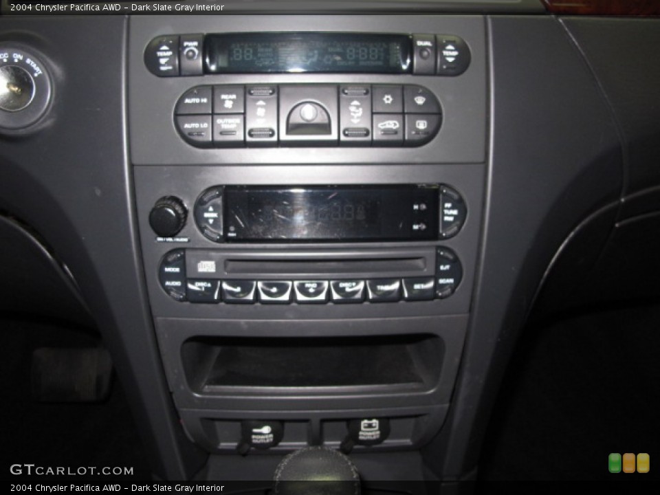 Dark Slate Gray Interior Controls for the 2004 Chrysler Pacifica AWD #61144421