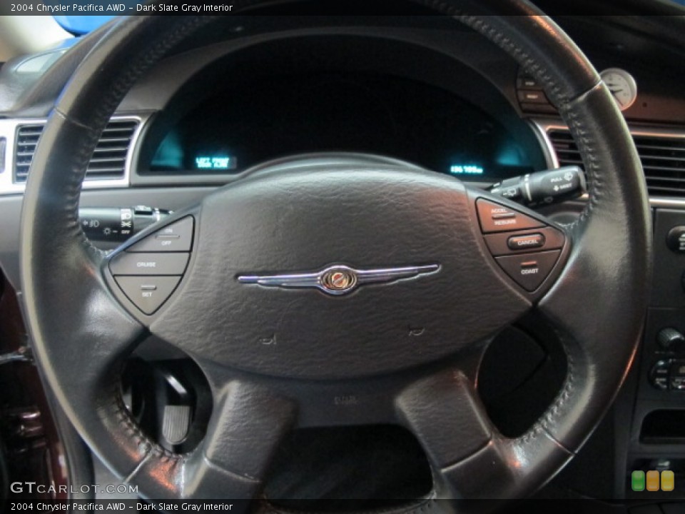 Dark Slate Gray Interior Steering Wheel for the 2004 Chrysler Pacifica AWD #61144460
