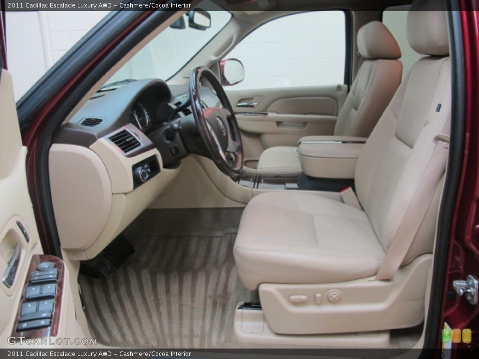 Cashmere/Cocoa Interior Photo for the 2011 Cadillac Escalade Luxury AWD #61145819