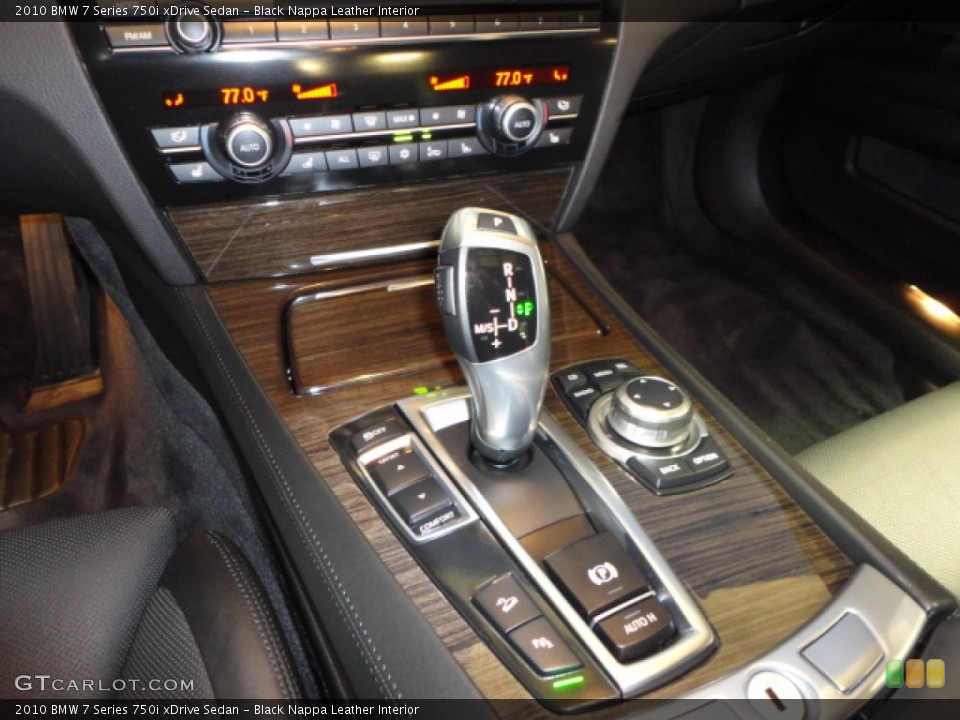 Black Nappa Leather Interior Transmission for the 2010 BMW 7 Series 750i xDrive Sedan #61146713