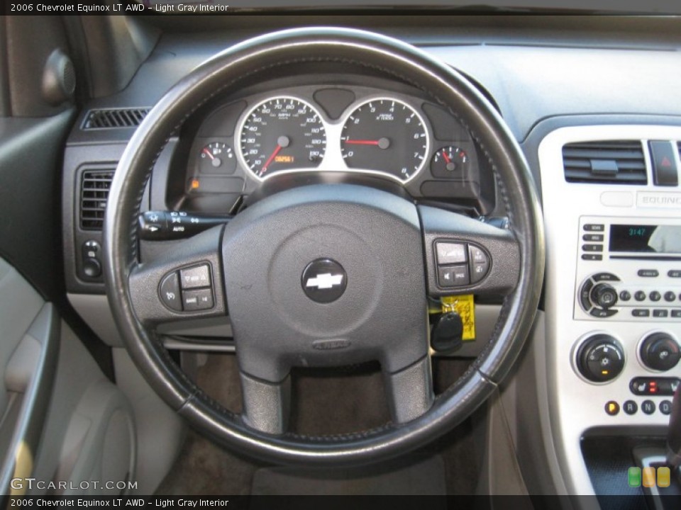 Light Gray Interior Steering Wheel for the 2006 Chevrolet Equinox LT AWD #61147103