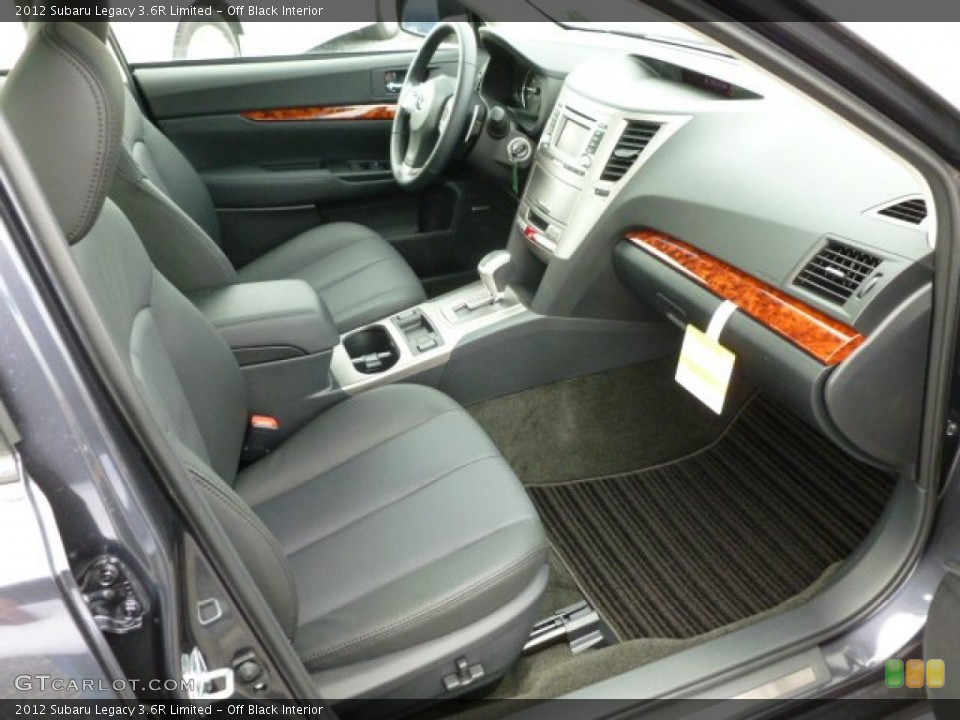 Off Black Interior Photo for the 2012 Subaru Legacy 3.6R Limited #61147340