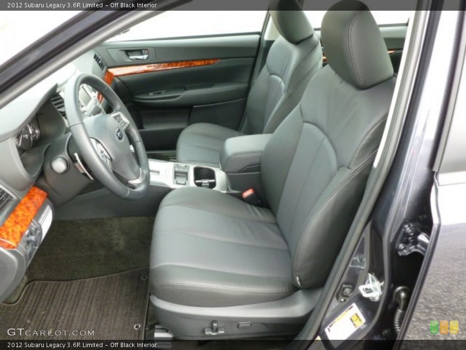 Off Black Interior Photo for the 2012 Subaru Legacy 3.6R Limited #61147388