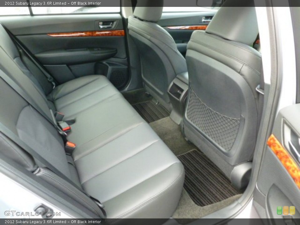 Off Black Interior Photo for the 2012 Subaru Legacy 3.6R Limited #61147544