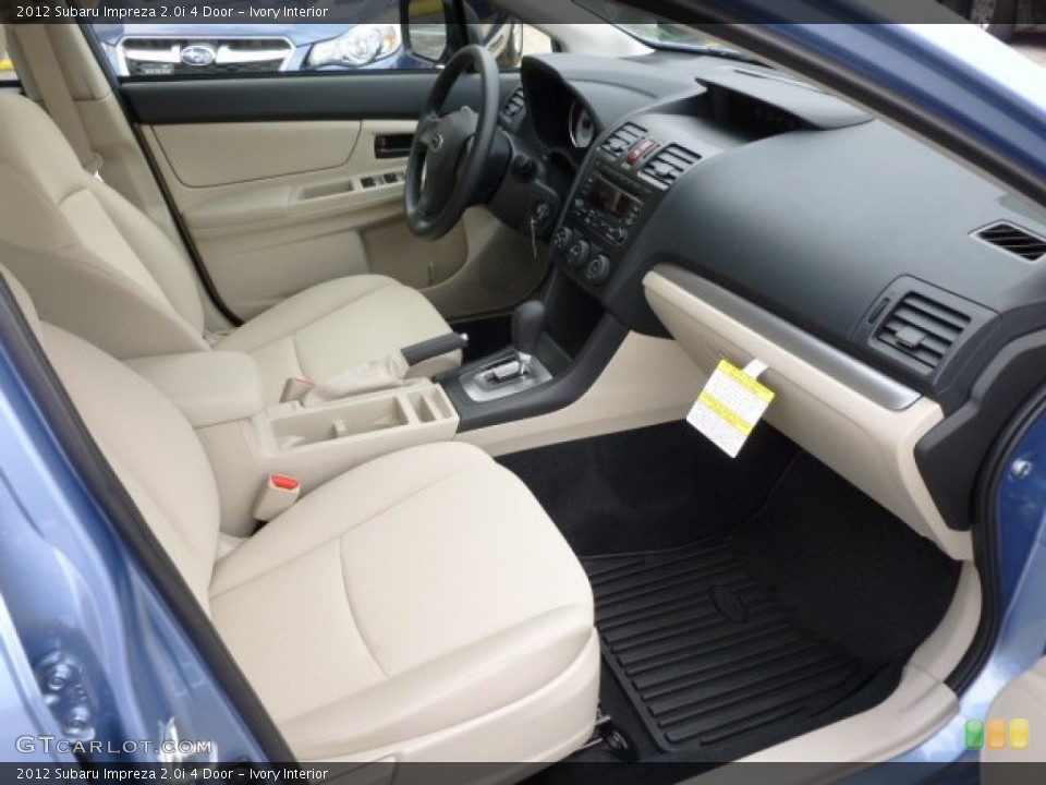 Ivory Interior Photo for the 2012 Subaru Impreza 2.0i 4 Door #61147877