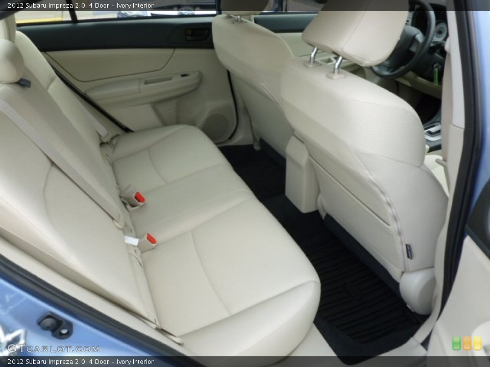 Ivory Interior Photo for the 2012 Subaru Impreza 2.0i 4 Door #61147889