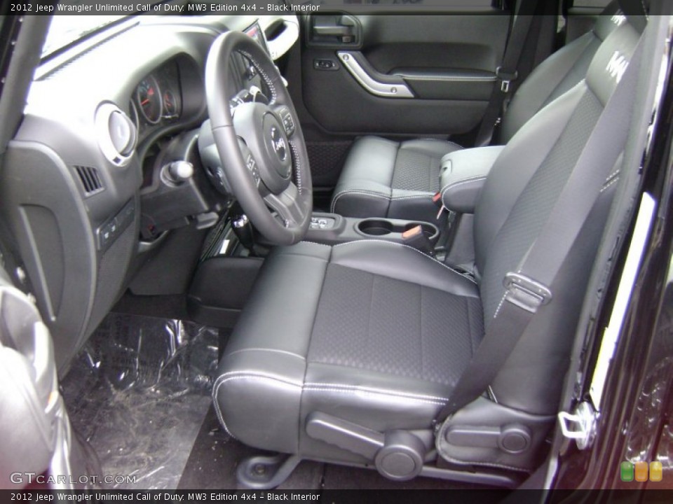 Black Interior Photo for the 2012 Jeep Wrangler Unlimited Call of Duty: MW3 Edition 4x4 #61148312