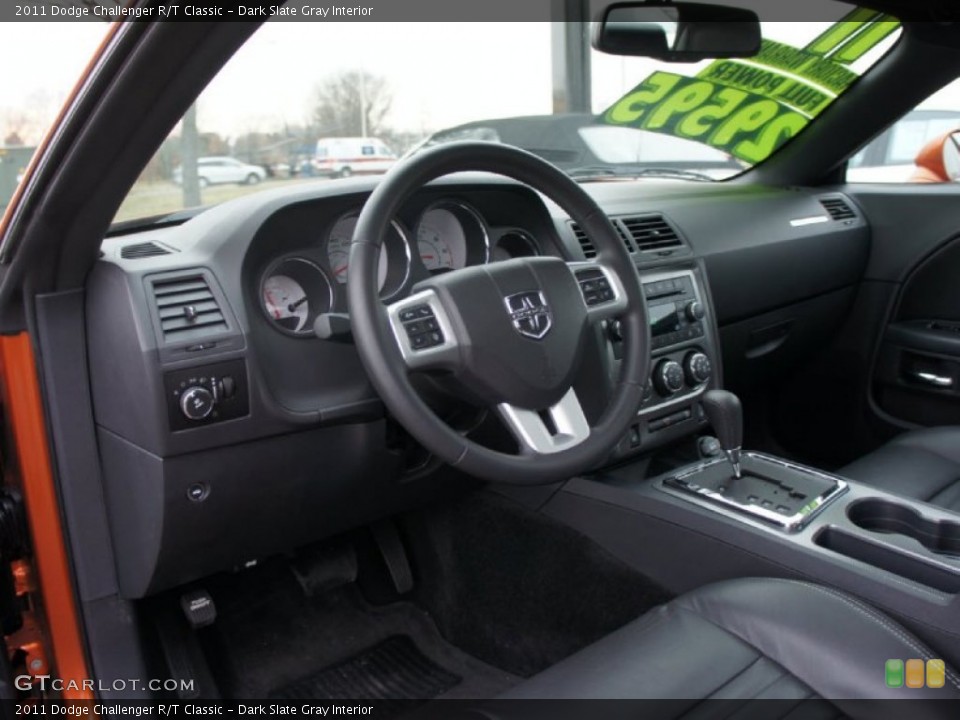 Dark Slate Gray Interior Dashboard for the 2011 Dodge Challenger R/T Classic #61148336