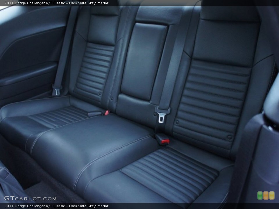 Dark Slate Gray Interior Rear Seat for the 2011 Dodge Challenger R/T Classic #61148372