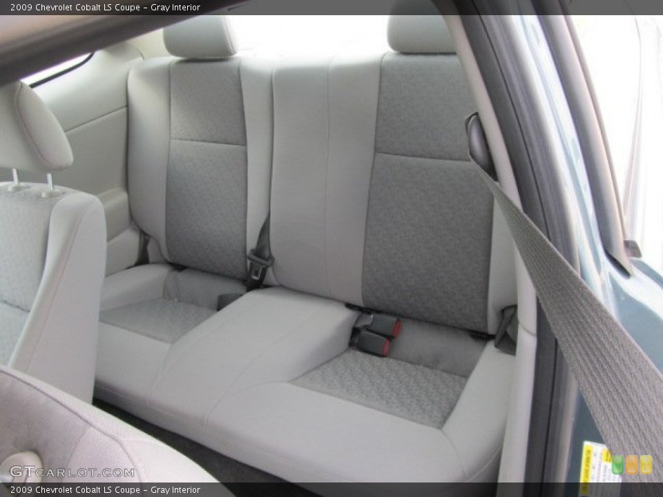 Gray Interior Rear Seat for the 2009 Chevrolet Cobalt LS Coupe #61149137